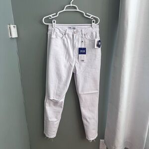 YMI Women's Crisp White Skinny Jeans